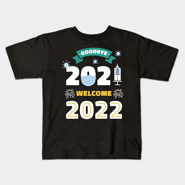 NewYear Covid Kids T-Shirt by petit-creativ